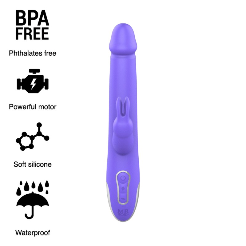 MR BOSS - VIBRATEUR ET ROTATEUR ARTURO COMPATIBLE AVEC LA TECHNOLOGIE SANS FIL WATCHME MR BOSS - VIBRATEUR ET ROTATEUR ARTURO COMPATIBLE AVEC LA TECHNOLOGIE SANS FIL WATCHME