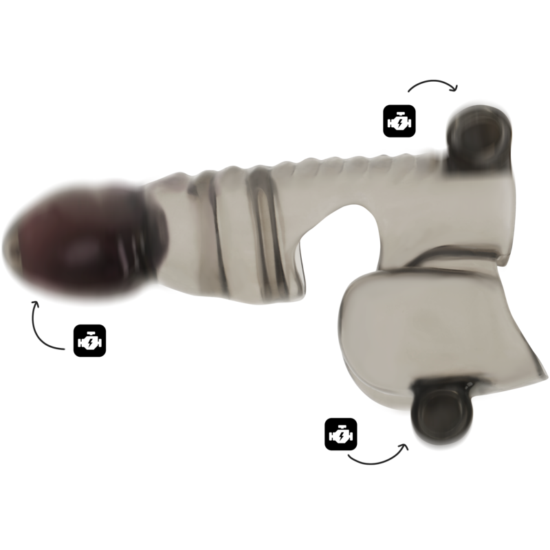 OHMAMA - GAINE PÉNIS ET TESTICULES 3 MOTEURS OHMAMA - GAINE PÉNIS ET TESTICULES 3 MOTEURS