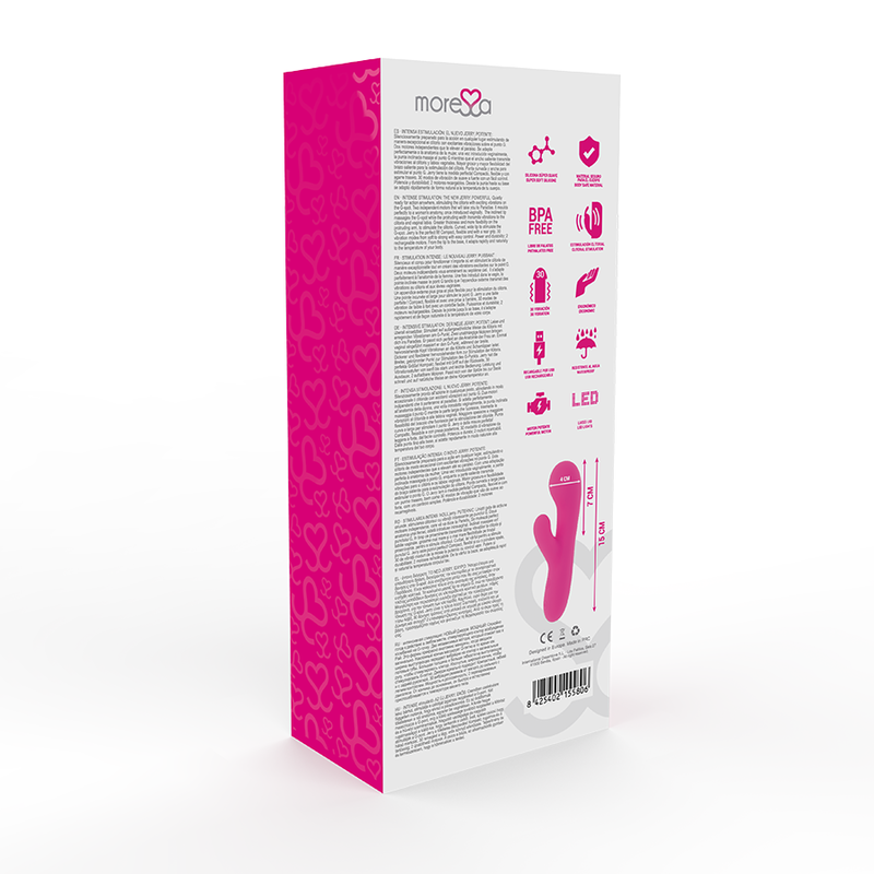 MORESSA - JERRY RECHARGEABLE EN SILICONE PREMIUM MORESSA - JERRY RECHARGEABLE EN SILICONE PREMIUM