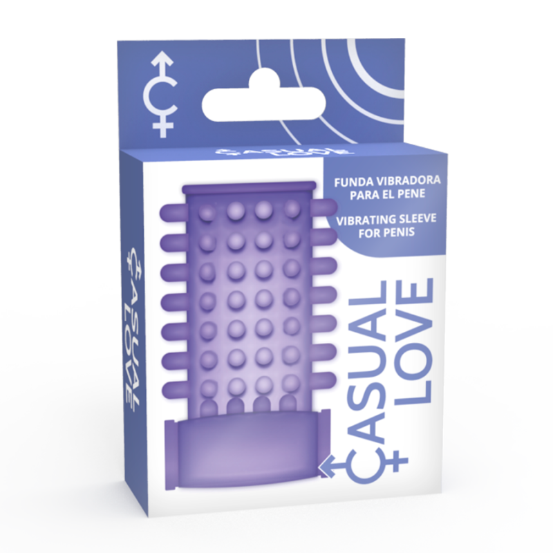 CASUAL LOVE - COUVERCLE DE PÉNIS DE VIBRATEUR LILAS CASUAL LOVE - COUVERCLE DE PÉNIS DE VIBRATEUR LILAS