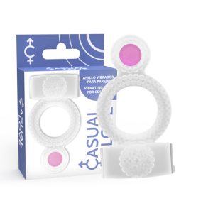 CASUAL LOVE - BAGUE TRANSPARENTE DOUBLE PLAISIR CASUAL LOVE - BAGUE TRANSPARENTE DOUBLE PLAISIR