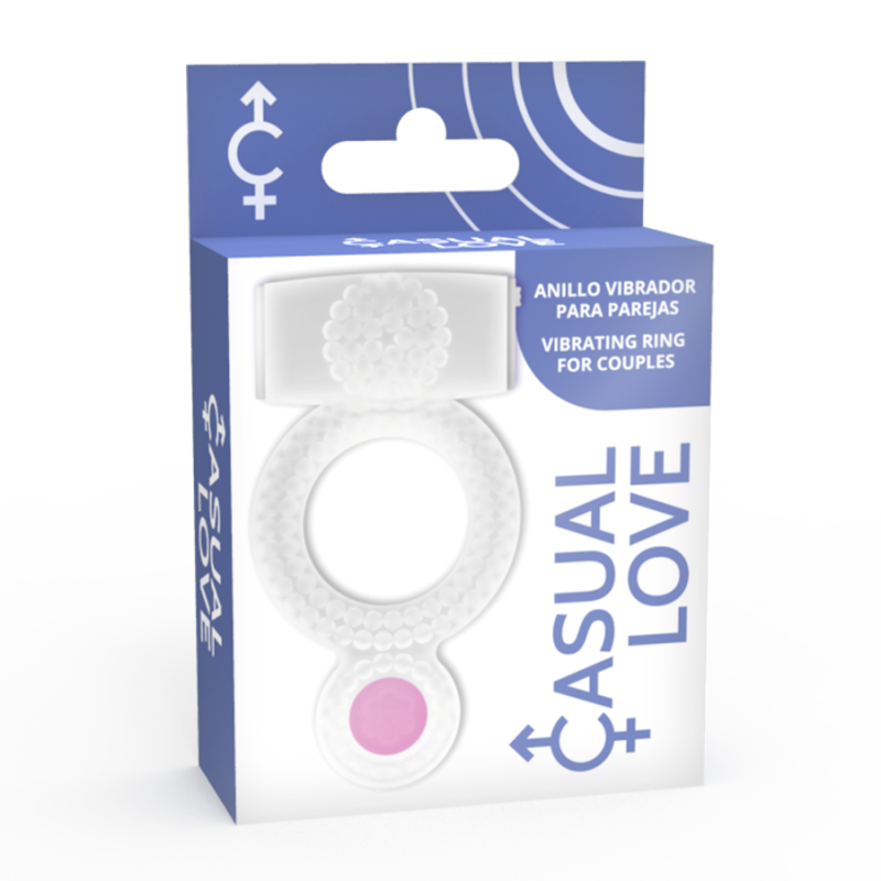 CASUAL LOVE - BAGUE TRANSPARENTE DOUBLE PLAISIR CASUAL LOVE - BAGUE TRANSPARENTE DOUBLE PLAISIR