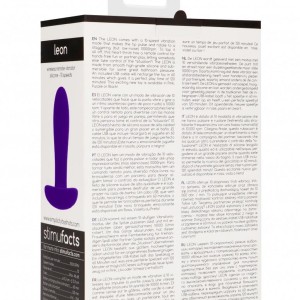 Stimulateur vibrant LEON 8.5 x 3cm Violet Stimulateur vibrant LEON 8.5 x 3cm Violet