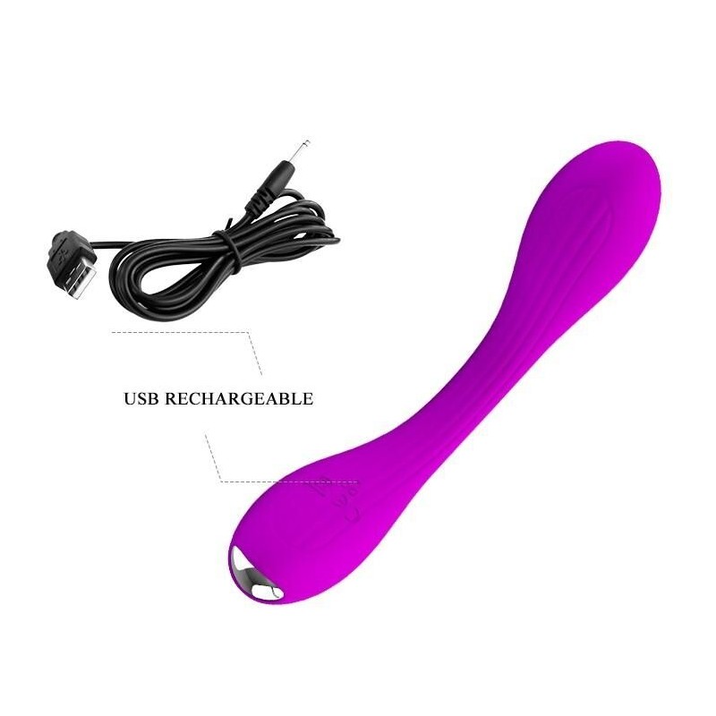 Vibromasseur souple Yedda Pretty Love 17 x 2.7 cm Violet Vibromasseur souple Yedda Pretty Love 17 x 2.7 cm Violet