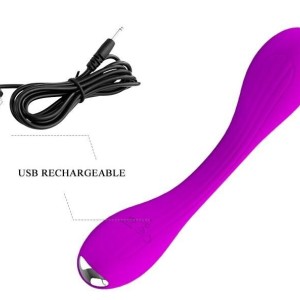 Vibromasseur souple Yedda Pretty Love 17 x 2.7 cm Violet Vibromasseur souple Yedda Pretty Love 17 x 2.7 cm Violet