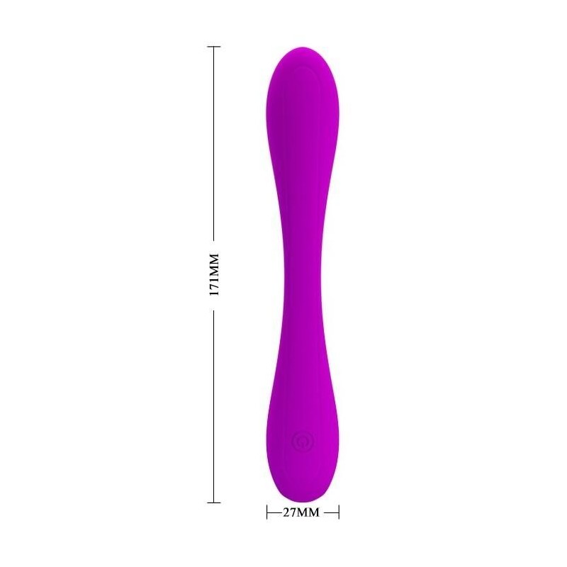 Vibromasseur souple Yedda Pretty Love 17 x 2.7 cm Violet Vibromasseur souple Yedda Pretty Love 17 x 2.7 cm Violet