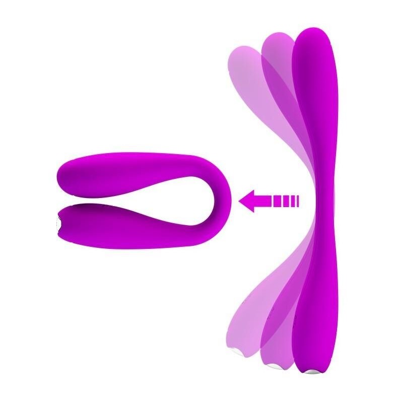Vibromasseur souple Yedda Pretty Love 17 x 2.7 cm Violet Vibromasseur souple Yedda Pretty Love 17 x 2.7 cm Violet
