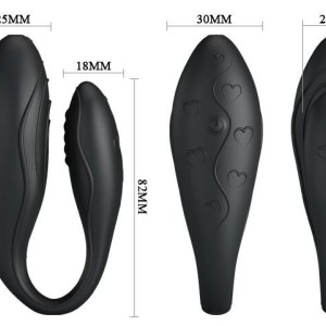 Sextoy pour couple Indulgence Plus - Noir Sextoy pour couple Indulgence Plus - Noir