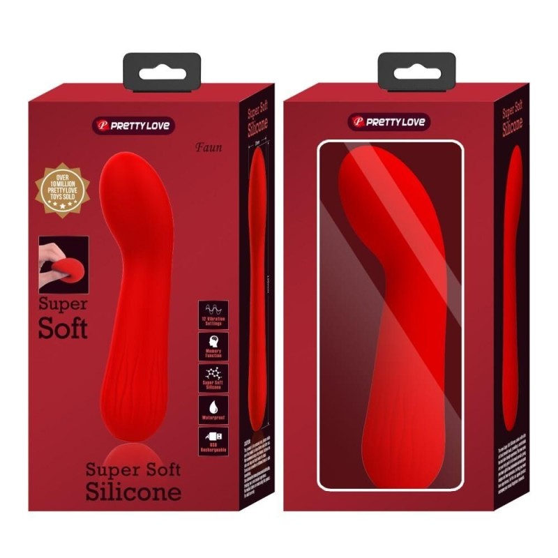 Stimulateur Prostatique Vibrant Faun 14 x 3.4cm Rouge Stimulateur Prostatique Vibrant Faun 14 x 3.4cm Rouge
