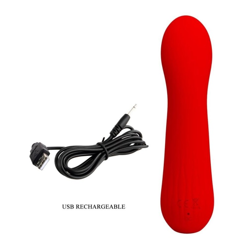Stimulateur Prostatique Vibrant Faun 14 x 3.4cm Rouge Stimulateur Prostatique Vibrant Faun 14 x 3.4cm Rouge