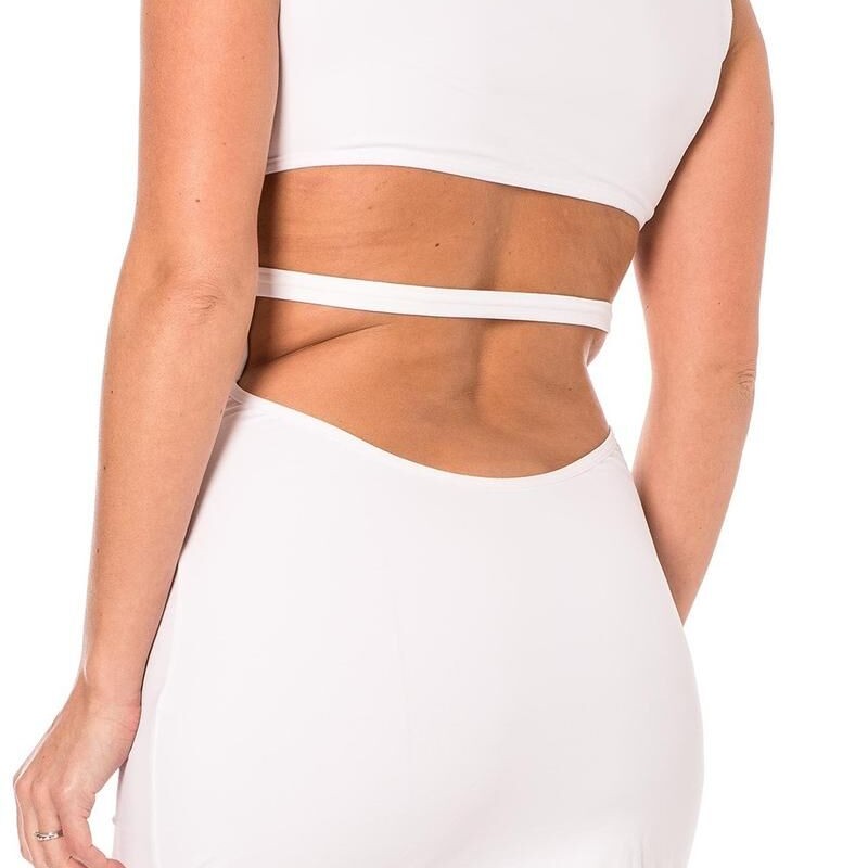 robe blanche avec son large décollectée olivia, collection be lily robe blanche avec son large décollectée olivia, collection be lily