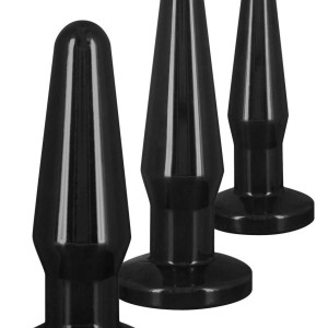 Lot de 3 plugs Best Butt Noirs Lot de 3 plugs Best Butt Noirs