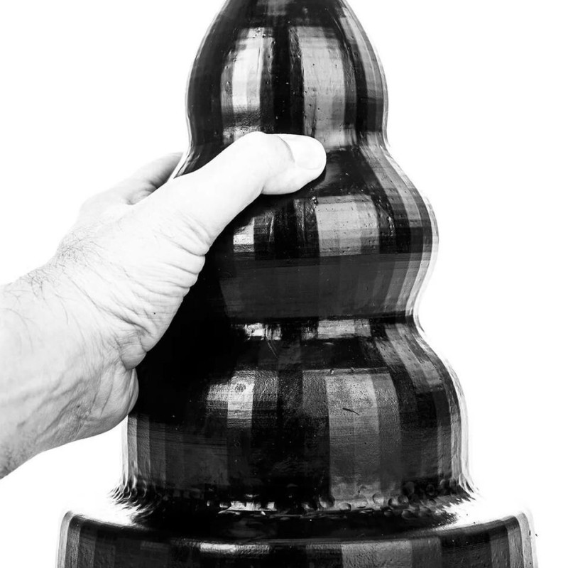 Plug AB97 Triple Pleasure L All Black 25 x 15cm Plug AB97 Triple Pleasure L All Black 25 x 15cm