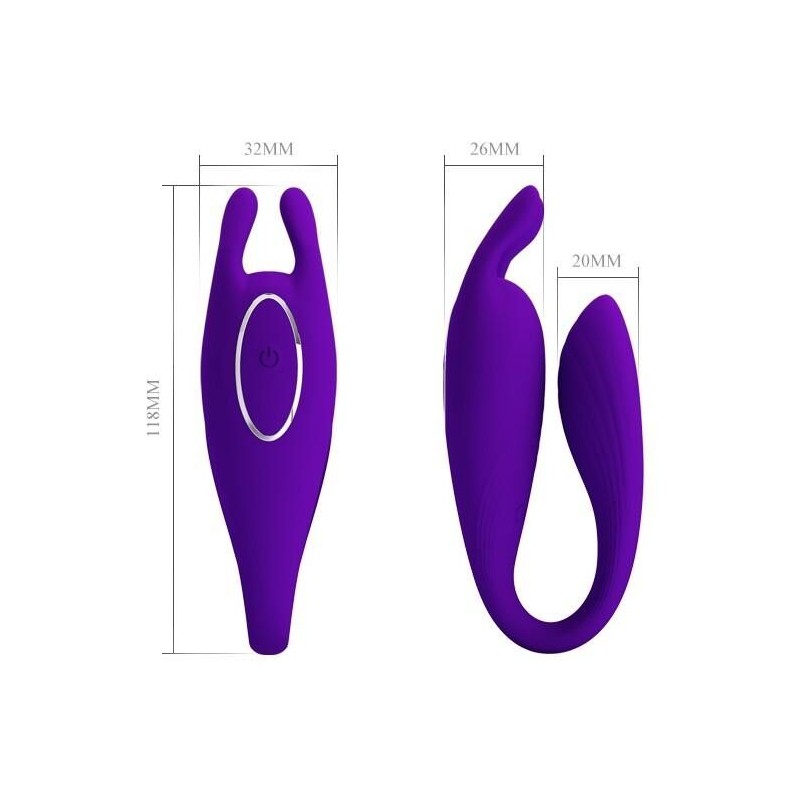 Stimulateur de clitoris Bill Pretty Love 10 x 3.3 cm Violet Stimulateur de clitoris Bill Pretty Love 10 x 3.3 cm Violet