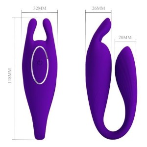 Stimulateur de clitoris Bill Pretty Love 10 x 3.3 cm Violet Stimulateur de clitoris Bill Pretty Love 10 x 3.3 cm Violet