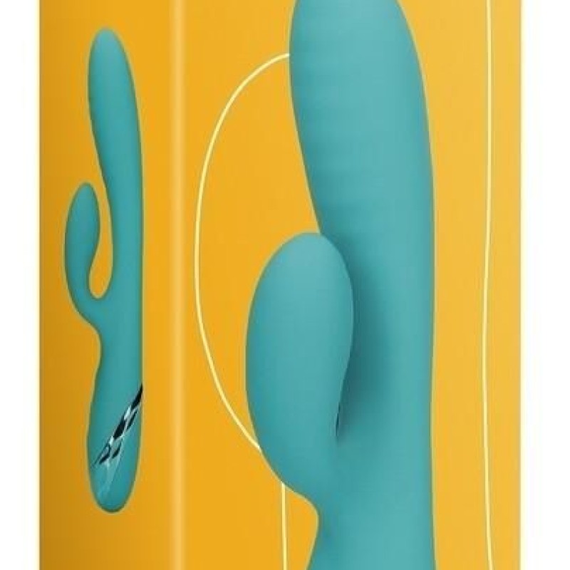 Vibro Rabbit Gonflable Flatblue 11 x 3.5cm Vibro Rabbit Gonflable Flatblue 11 x 3.5cm