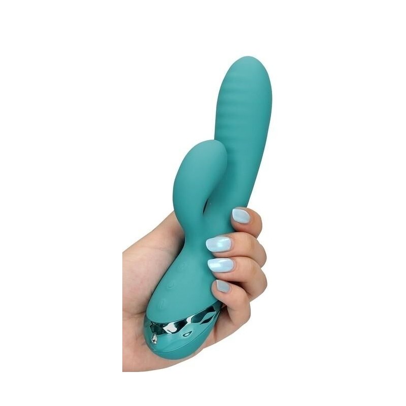 Vibro Rabbit Gonflable Flatblue 11 x 3.5cm Vibro Rabbit Gonflable Flatblue 11 x 3.5cm