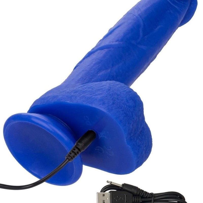 Gode vibrant Captain 16 x 4 cm Bleu Gode vibrant Captain 16 x 4 cm Bleu
