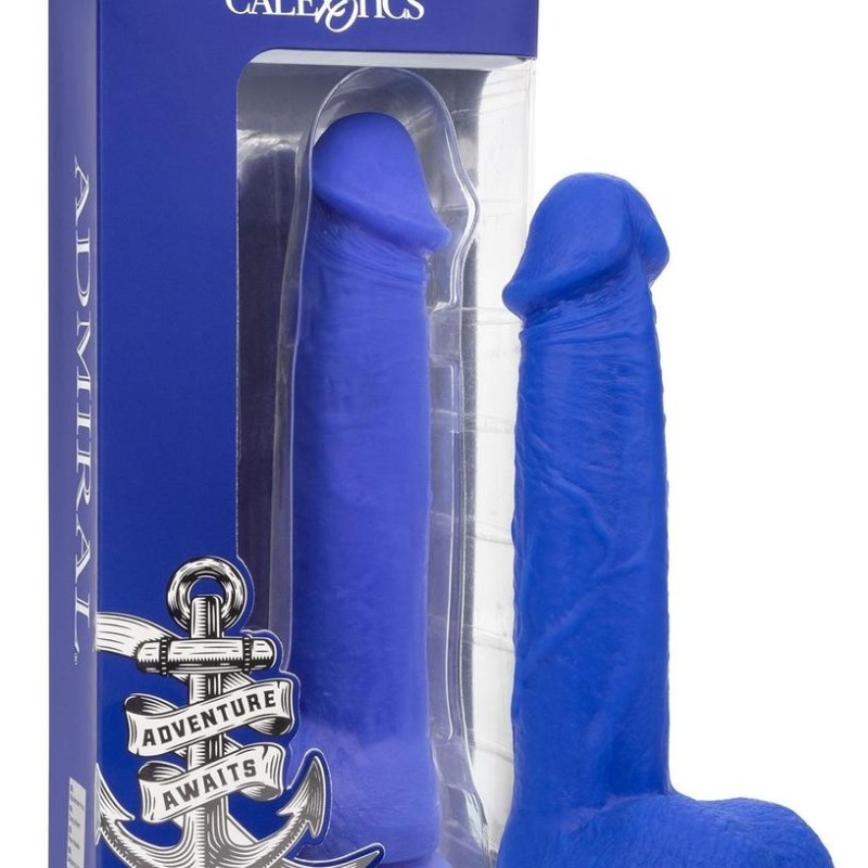 Gode vibrant Captain 16 x 4 cm Bleu Gode vibrant Captain 16 x 4 cm Bleu