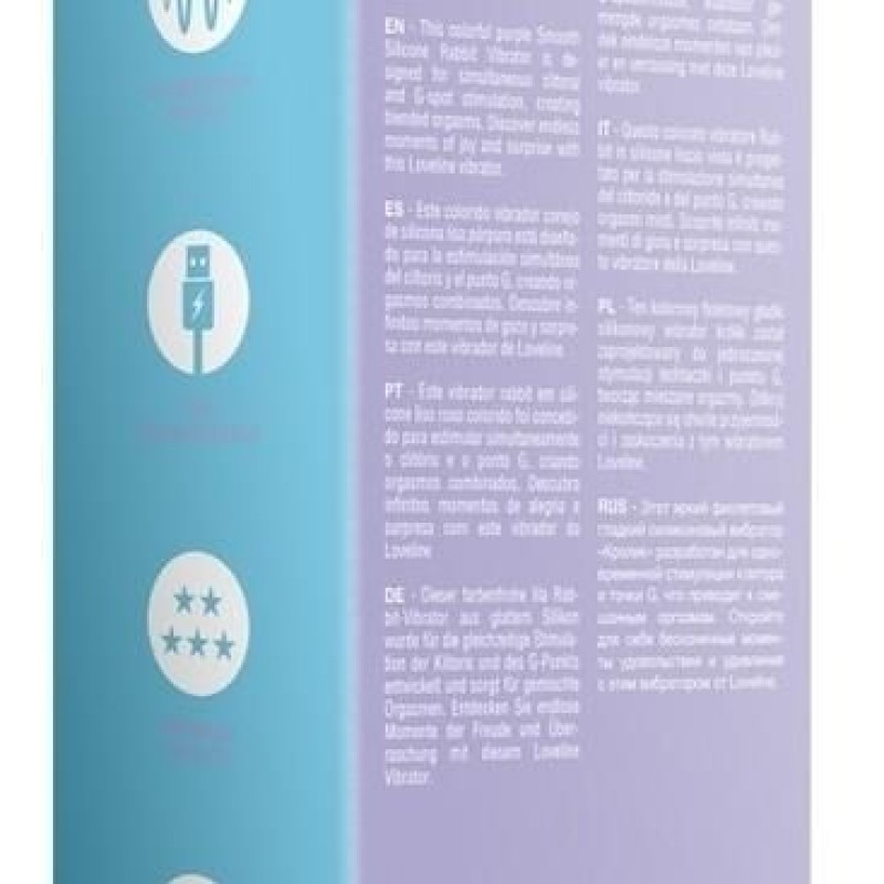 Vibro Rabbit Lavender 11 x 3.7cm Vibro Rabbit Lavender 11 x 3.7cm