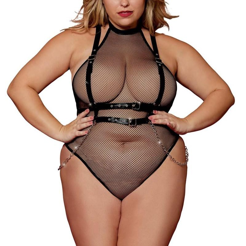 body noir et harnais cuir de la collection lingerie bdsm de chez dreamgirl body noir et harnais cuir de la collection lingerie bdsm de chez dreamgirl