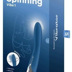 Stimulateur Spinning Vibe 1 - 11 x 3cm Bleu Stimulateur Spinning Vibe 1 - 11 x 3cm Bleu