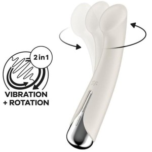 Stimulateur Spinning G-Spot 1 - 11 x 3.5cm Crème Stimulateur Spinning G-Spot 1 - 11 x 3.5cm Crème