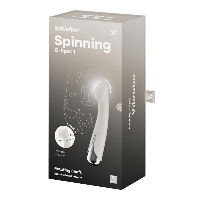 Stimulateur Spinning G-Spot 1 - 11 x 3.5cm Crème Stimulateur Spinning G-Spot 1 - 11 x 3.5cm Crème