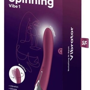 Vibromasseur Point G Spinning Vibe 1 - 11 x 3cm Framboise Vibromasseur Point G Spinning Vibe 1 - 11 x 3cm Framboise