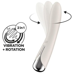 Stimulateur Spinning Vibe 1 - 11 x 3cm Crème Stimulateur Spinning Vibe 1 - 11 x 3cm Crème