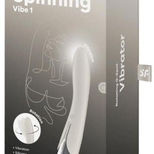 Stimulateur Spinning Vibe 1 - 11 x 3cm Crème Stimulateur Spinning Vibe 1 - 11 x 3cm Crème