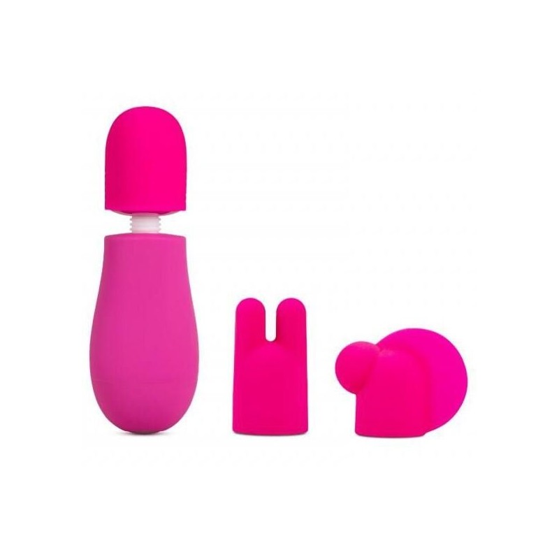 Mini Wand Joyful 2 Embouts - Tête 30mm Rose Mini Wand Joyful 2 Embouts - Tête 30mm Rose