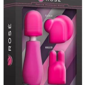 Mini Wand Joyful 2 Embouts - Tête 30mm Rose Mini Wand Joyful 2 Embouts - Tête 30mm Rose