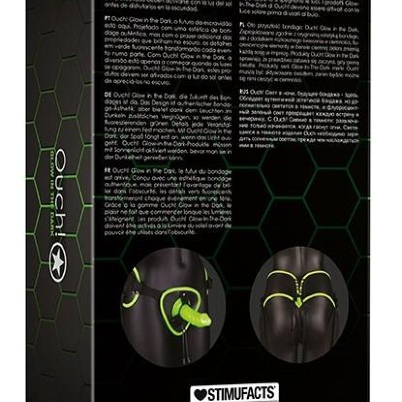 Gode ceinture phosphorescent Glow Strap 13 x 3.8cm Gode ceinture phosphorescent Glow Strap 13 x 3.8cm